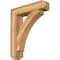 Ekena Millwork Thorton Craftsman Rough Sawn Bracket w/ Offset Brace, Western Red Cedar, 8"W x 34"D x 40"H BKT0806X34X40THR04RWR - alternate 1